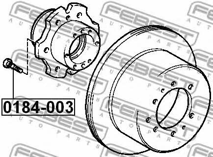 Febest Wheel Stud – price 11 PLN