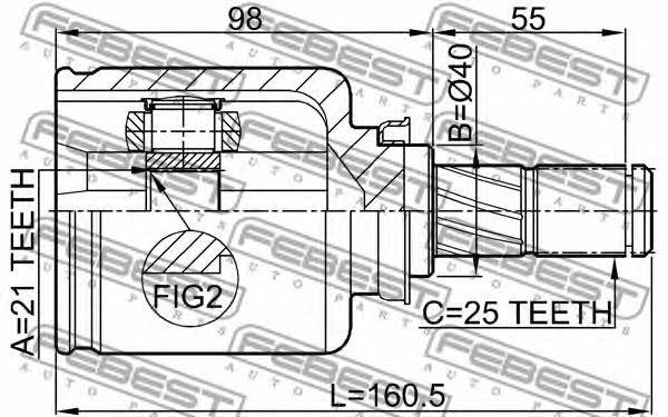 Buy Febest 0211-E11AT at a low price in United Arab Emirates!