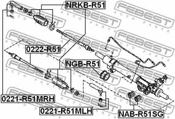 Buy Febest 0222-R51 at a low price in United Arab Emirates!