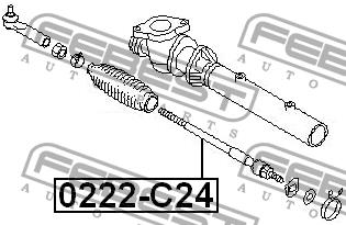 Febest Inner Tie Rod – price 46 PLN