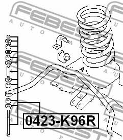 Febest Rear stabilizer bar – price 36 PLN