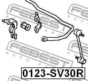 Febest Rear anti roll bar link – price [object Object] PLN