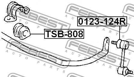 Febest Rear stabilizer bar – price