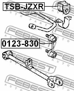 Febest Rear anti roll bar link – price 34 PLN