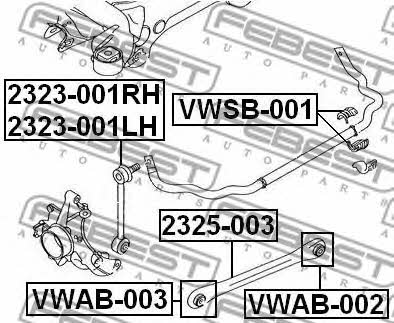 Buy Febest 2323-001RH at a low price in United Arab Emirates!