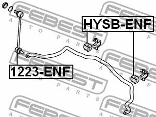 Febest Front anti roll bar link – price 35 PLN