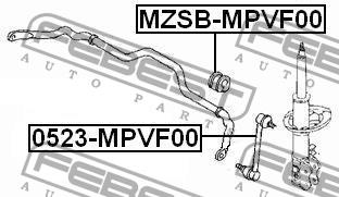 Febest Front anti roll bar link – price 38 PLN