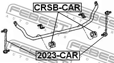 Front stabilizer bar Febest 2023-CAR