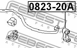 Front stabilizer bar Febest 0823-20A