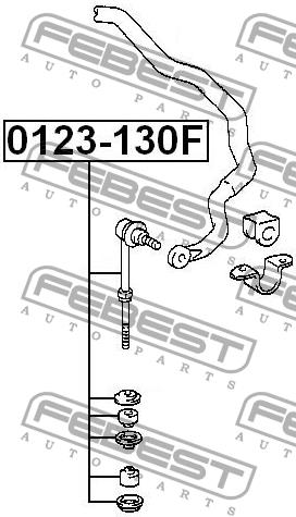 Febest Front anti roll bar link – price 29 PLN
