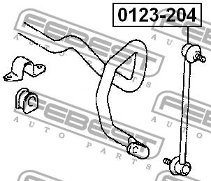Febest Front anti roll bar link – price 34 PLN