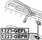 Febest Front Left anti roll bar link – price [object Object] PLN