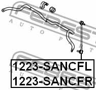 Front stabilizer bar, right Febest 1223-SANCFR