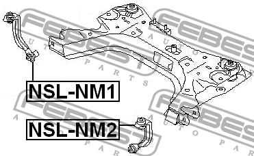 Febest Front anti roll bar link – price 80 PLN