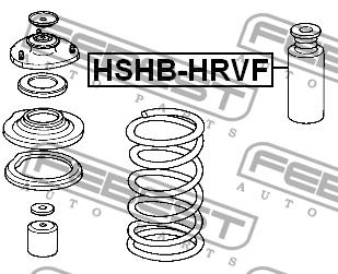 Febest Front shock absorber boot – price 57 PLN
