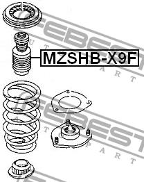 Febest Bellow and bump for 1 shock absorber – price 30 PLN