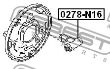 Febest Wheel Brake Cylinder – price [object Object] PLN