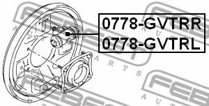 Wheel Brake Cylinder Febest 0778-GVTRL