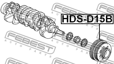 Febest Pulley crankshaft – price [object Object] PLN