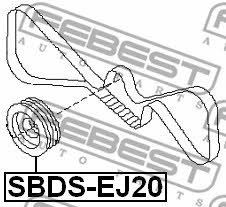 Febest Pulley crankshaft – price 231 PLN