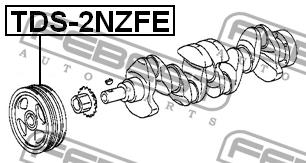 Febest Pulley crankshaft – price [object Object] PLN