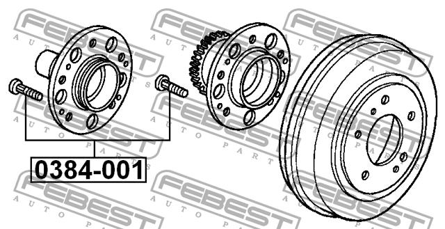 Febest Wheel Stud – price 13 PLN