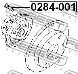 Wheel Stud Febest 0284-001