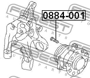 Febest Wheel Stud – price 11 PLN