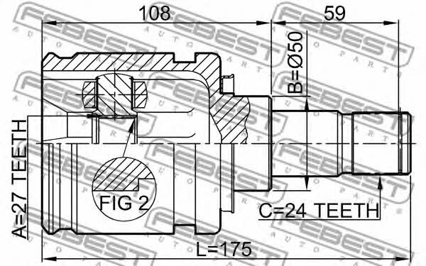 Buy Febest 0111-ACV30LH at a low price in United Arab Emirates!
