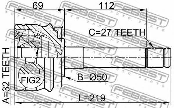 Buy Febest 0210R20 – good price at EXIST.AE!