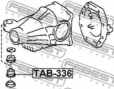 Differential support Febest TAB-336
