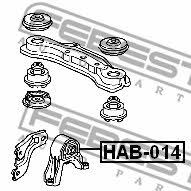 Febest Gearbox mount – price 98 PLN