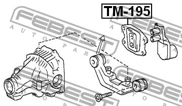 Gearbox mount Febest TM-195