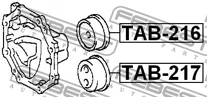 Febest Gearbox mount – price 62 PLN