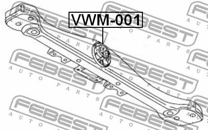 Gearbox mount Febest VWM-001