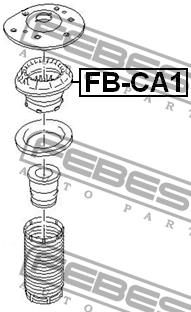 Shock absorber bearing Febest FB-CA1