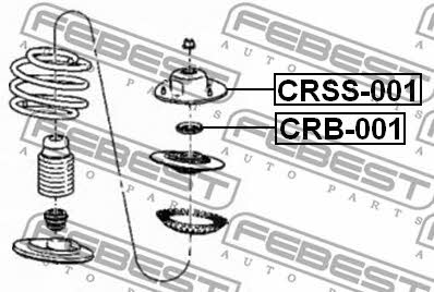 Febest Shock absorber bearing – price 45 PLN