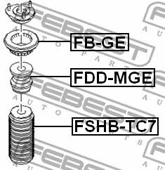Shock absorber bearing Febest FB-GE