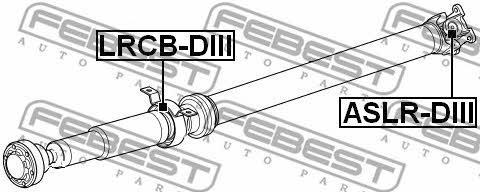 Febest Driveshaft outboard bearing – price 105 PLN