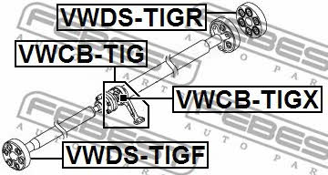 Febest Driveshaft outboard bearing – price [object Object] PLN