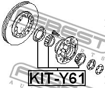 Febest Front Wheel Bearing Kit – price 182 PLN