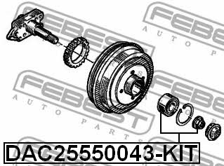 Febest Rear Wheel Bearing Kit – price 94 PLN