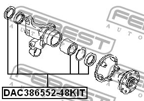 Febest Rear Wheel Bearing Kit – price 172 PLN