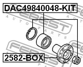 Febest Front Wheel Bearing Kit – price