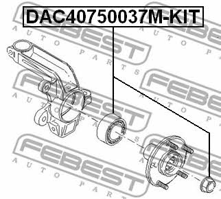 Buy Febest DAC40750037MKIT – good price at EXIST.AE!