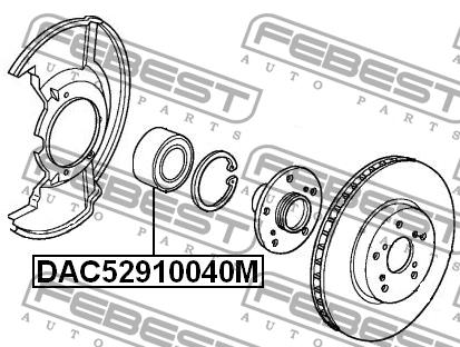 Febest Front Wheel Bearing Kit – price 189 PLN