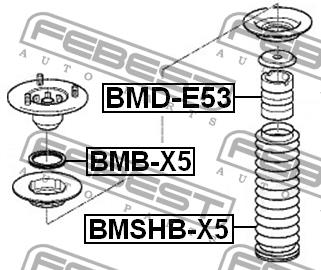 Febest Front shock absorber bump – price 18 PLN