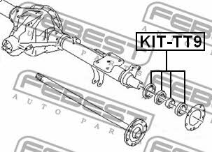 Axle bearing Febest KIT-TT9