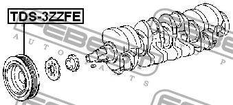 Febest Pulley crankshaft – price [object Object] PLN