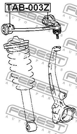 Febest Silent block front upper arm – price 65 PLN